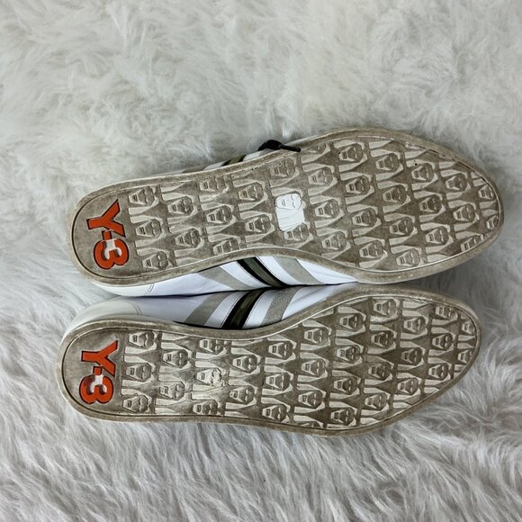 Y-3 Yohji Yamamoto x Adidas Sala Men\'s White Low Rise Sneakers UK 11D US 11.5